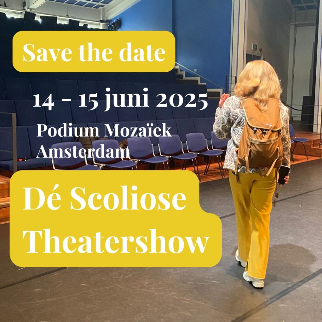 De scoliose theatershow in Podium Mozaïek te Amsterdam