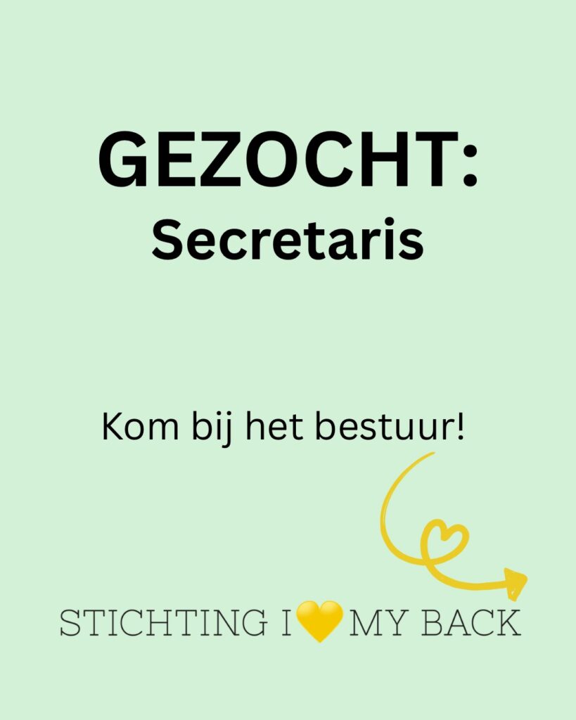 vacature secretaris bestuur vrijwillig